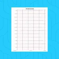 2025-2026 Vertical School Yearly Checklist Calendar Template for Numbers