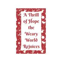 Christmas Card Template - A Thrill of Hope a-thrill-of-hope-christmas-card