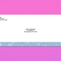 Isometric Squares #10 Envelope Template Isometric Squares #10 Envelope