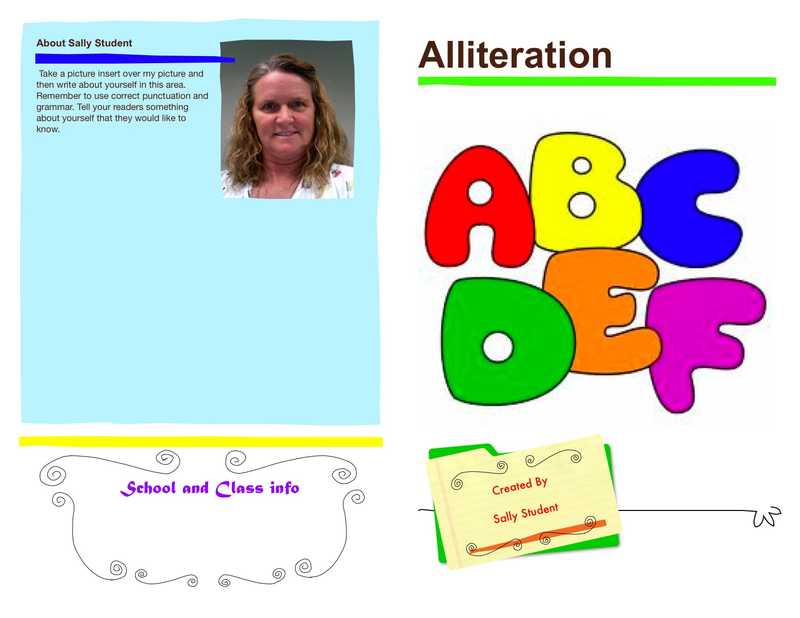 12-Page Alphabet Book Front and Back