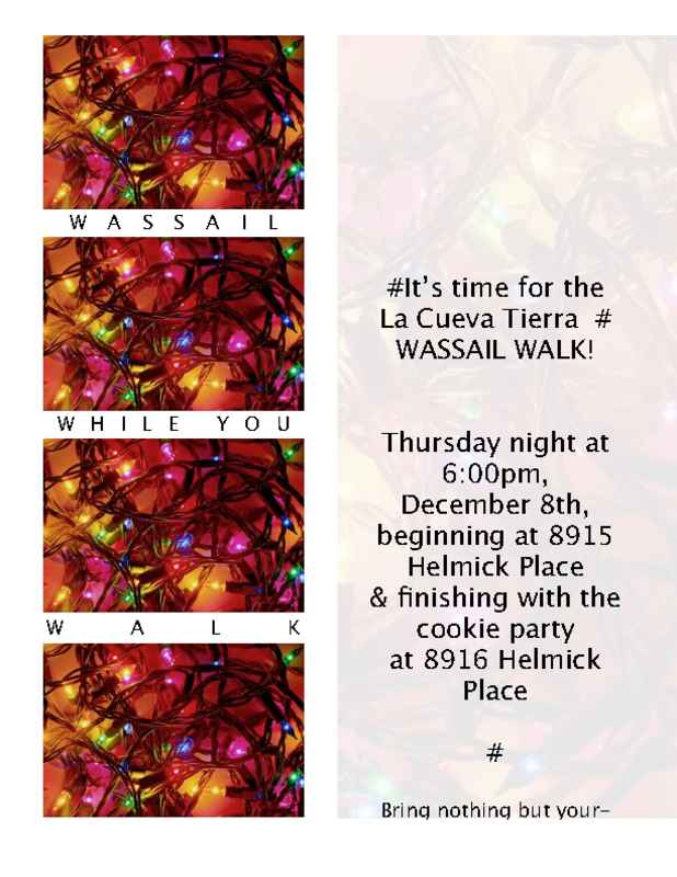 Christmas Lights Invitation