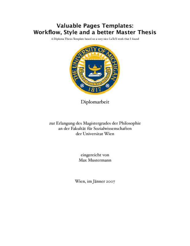 master thesis germany
