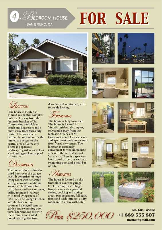 Elegant Real Estate Flyer with 11 Photos
