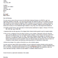 Formal Reply to Collection Notice