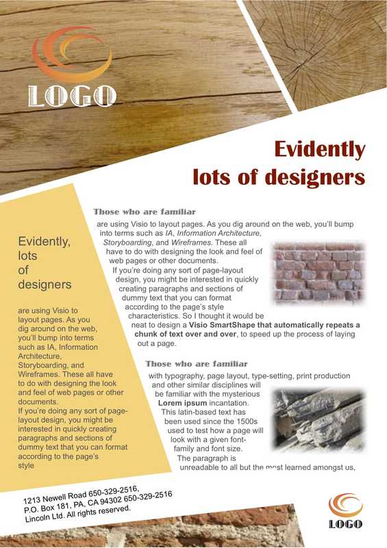 Geometric Woodgrain Poster