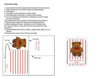 Layered A2 Valentine's Card Instructions