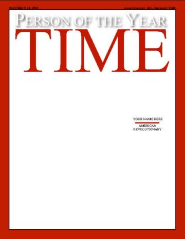 Mock TIME Person of the Year Cover Version One
