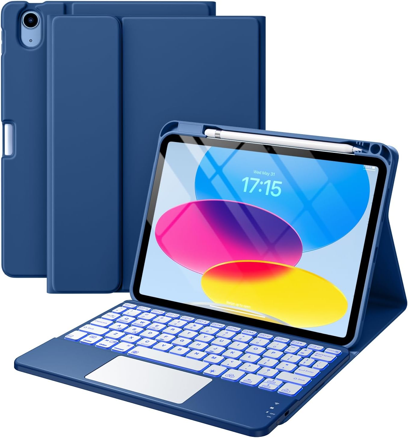 Harvopu Keyboard Case for iPad