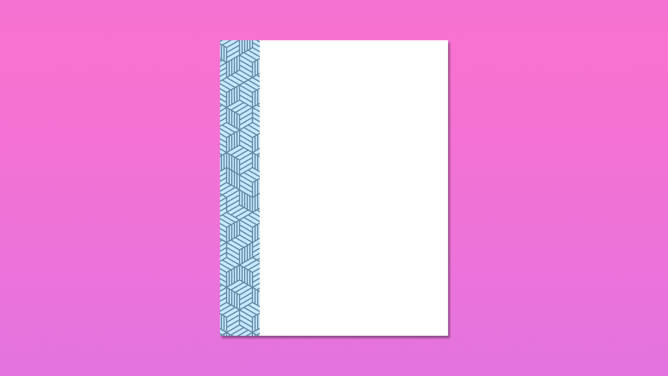Isometric Squares Letterhead