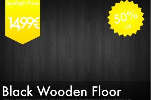 Modern Black and Yellow Poster