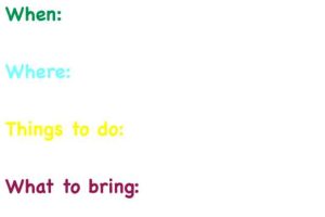 Large Portrait Party Invitation