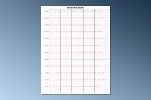 2023-24 Yearly Checklist Calendar
