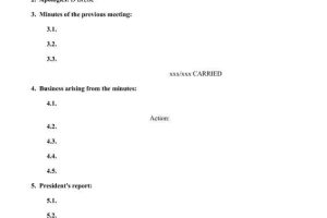 Committee Meeting Minutes with Member Reports