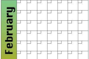 Landscape Monthly Calendar Set