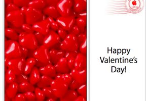 Small Valentine's Card with Postmark