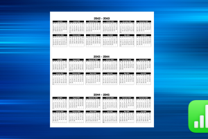 3-Year Academic At-a-Glance Calendar
