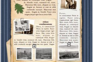 Pinstripes and Parchment Poster