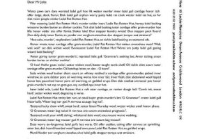 Business Letter with Right Margin Contact Details