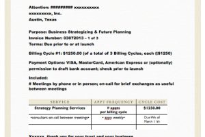 Elegant Invoice with Tan Border